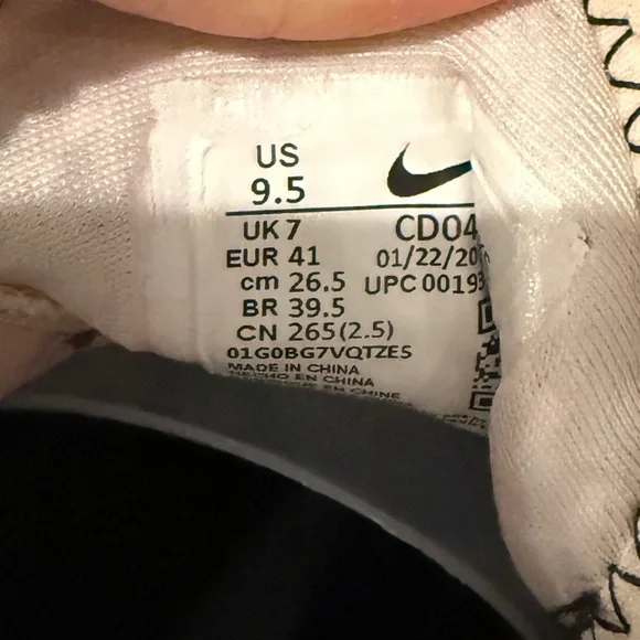 Nike Women’s Court Air Zoom Vapor Care 4 Lace Up Tennis Shoes Size 9.5 - Picture 8 of 8